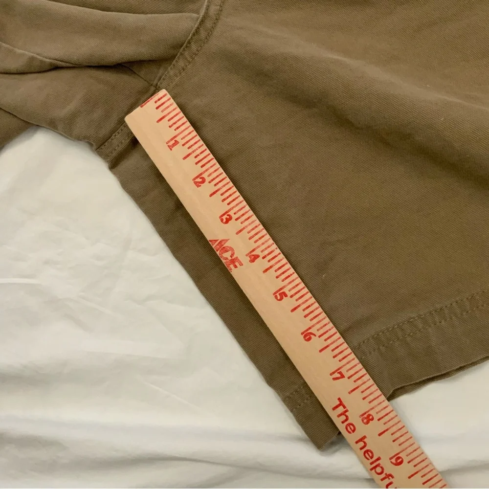 Columbia Flat Front 100% Cotton Shorts 38 Tan Hiking Fishing & other outdoor